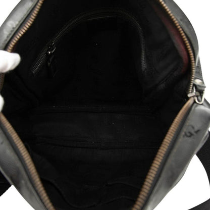 Gucci GG Supreme Crossbody Shoulder Bag Black Leather — view 5