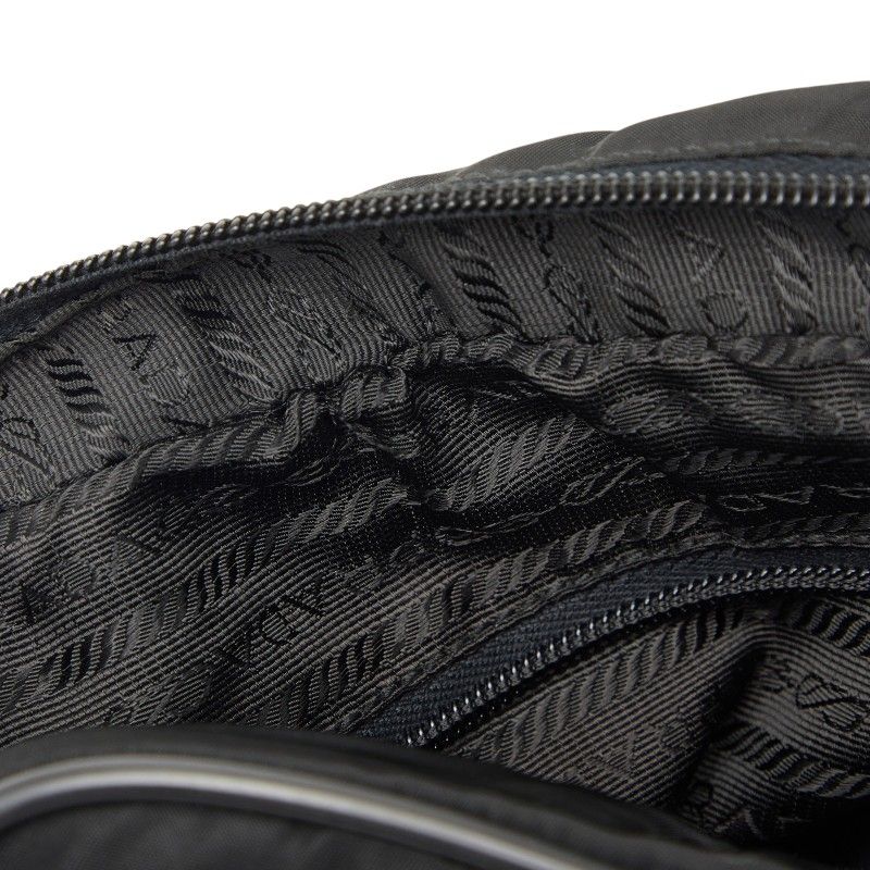 Prada Shoulder Bag Black Tessuto Nylon — view 9