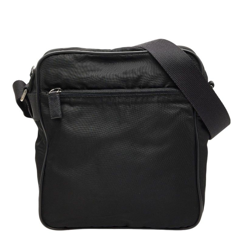 Prada Shoulder Bag Black Tessuto Nylon