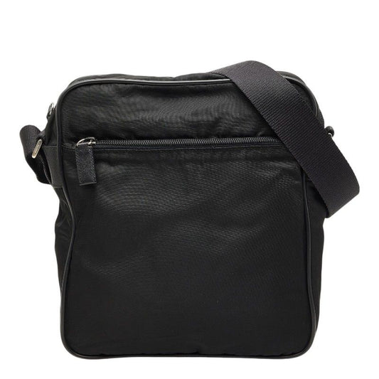 Prada Shoulder Bag Black Tessuto Nylon