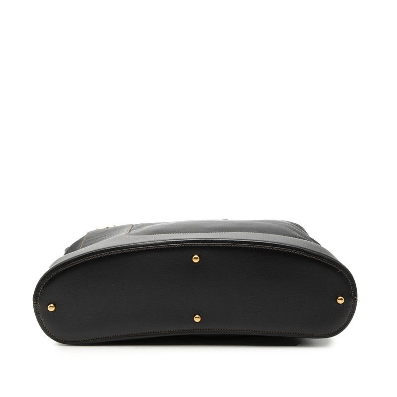 Loewe Tote Shoulder Bag Black Leather — view 3