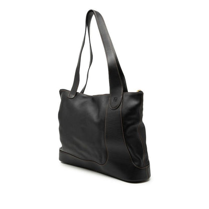 Loewe Tote Shoulder Bag Black Leather — view 2