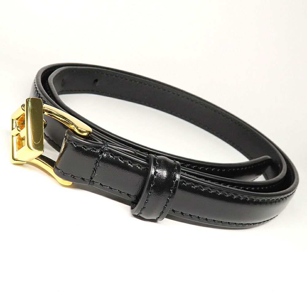Fendi FF Diamond Belt 1.5 cm Black Cles — view 3