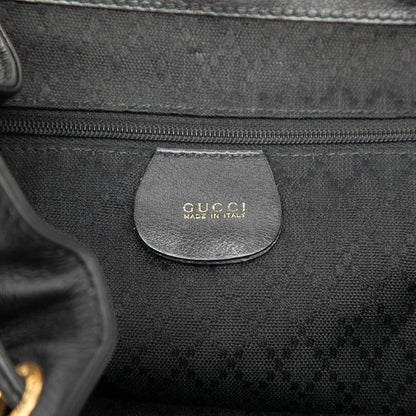 Gucci Bamboo Backpack 003 Black Leather — view 5
