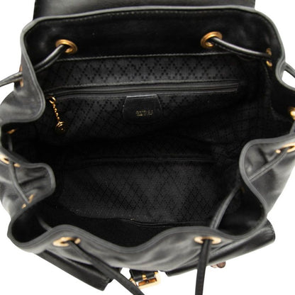 Gucci Bamboo Backpack 003 Black Leather — view 4