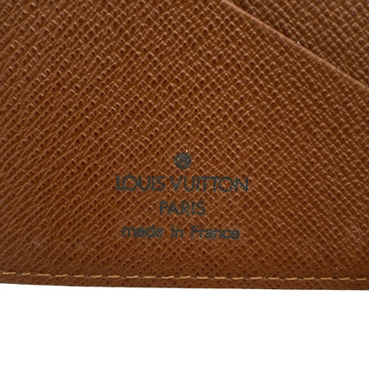 Louis Vuitton Monogram Carnet Notebook Cover Brown Agenda — view 3