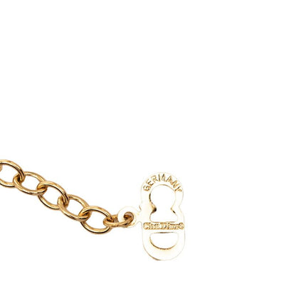 Dior CD Logo Necklace Gold Plated — view 5