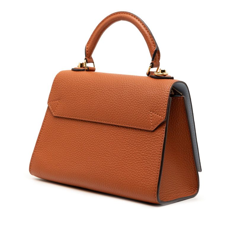 Louis Vuitton Twist One Handle PM Top Shoulder Bag 2-Way Caramel Brown Taurillon — view 2