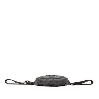 Louis Vuitton Monogram Stripe Eclipse Modular Sling Belt Bag Cross Black Gray — view 3