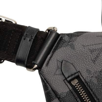 Louis Vuitton Monogram Stripe Eclipse Modular Sling Belt Bag Cross Black Gray — view 6