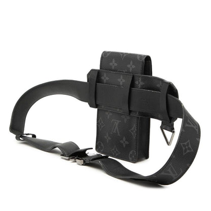 Louis Vuitton Monogram Eclipse Ceinture Utility 35 mm Waist Pouch Belt Bag 90 — view 2