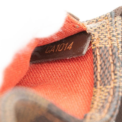 Louis Vuitton Damier Geronimos Shoulder Bag Brown Leather — view 6