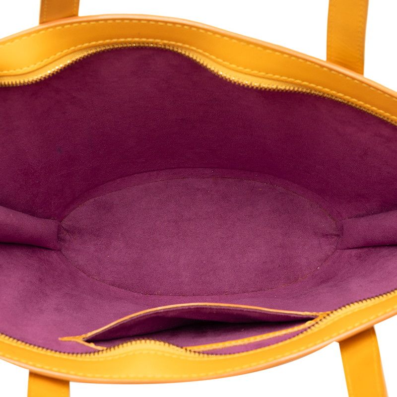 Louis Vuitton Epi Saint Jacques Handbag Tassili Yellow Leather — view 4
