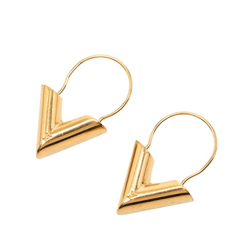 Louis Vuitton Essential Earrings Gold Plated