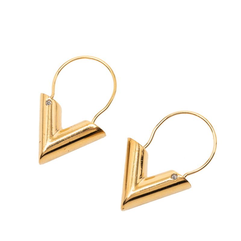 Louis Vuitton Essential Earrings Gold Plated — view 2