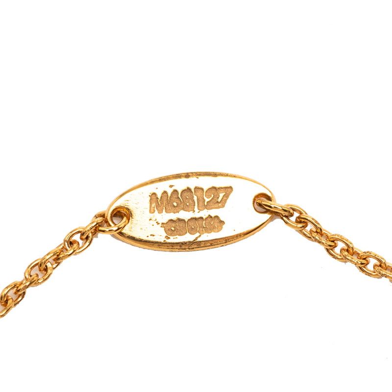 Louis Vuitton Monogram Flower Full LV Circle Bracelet Gold Plated — view 5