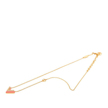 Louis Vuitton Essential Necklace Gold Pink Plated — view 3