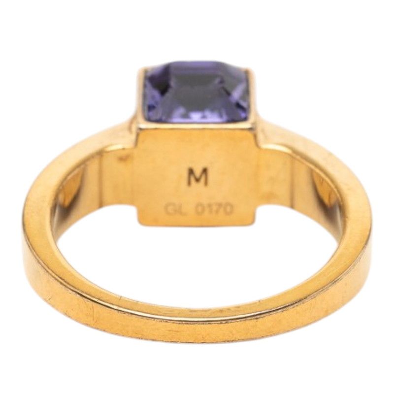 Louis Vuitton Bag Gambling Ring M Gold Purple Plated Swarovski — view 3