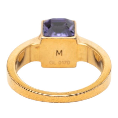 Louis Vuitton Bag Gambling Ring M Gold Purple Plated Swarovski — view 3