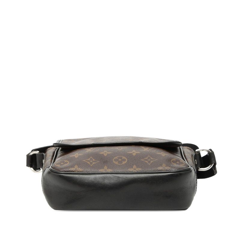 Louis Vuitton Monogram Macassar Bus PM Crossbody Shoulder Bag Brown Black — view 3