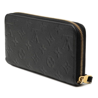 Louis Vuitton Monogram Empreinte Zippy Wallet Zip Around Noir Black Leather — view 2