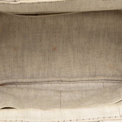 Prada Canapa Mini 2-Way Shoulder Bag Gray Canvas — view 5