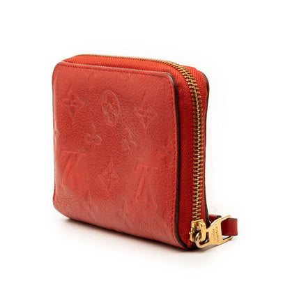 Louis Vuitton Monogram Empreinte Compact Bifold Wallet Orian Red Leather — view 2