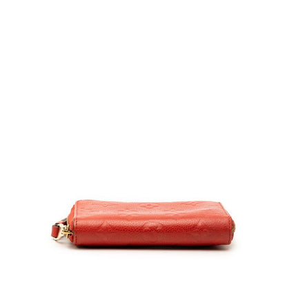 Louis Vuitton Monogram Empreinte Compact Bifold Wallet Orian Red Leather — view 3