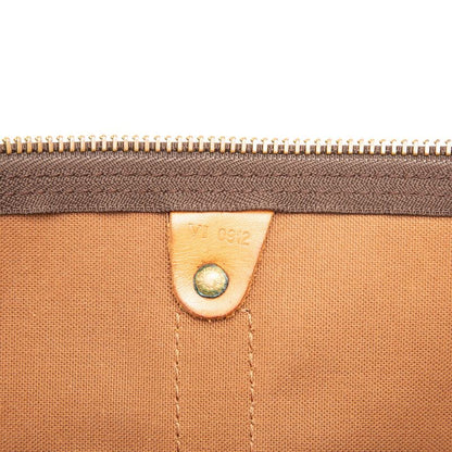 Louis Vuitton Monogram Keepall Bandouliere 60 Boston Bag 2-Way Brown Leather — view 6