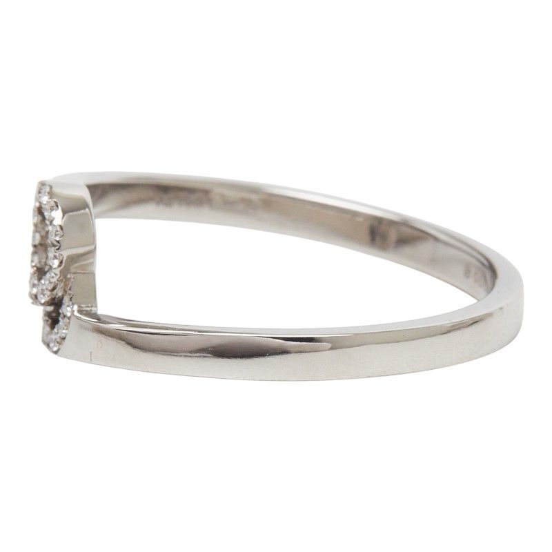 Gucci GG Running Ring 18k White Gold Diamond 18k — view 3