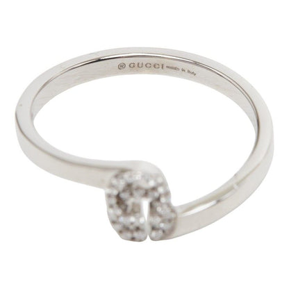 Gucci GG Running Ring 18k White Gold Diamond 18k — view 8