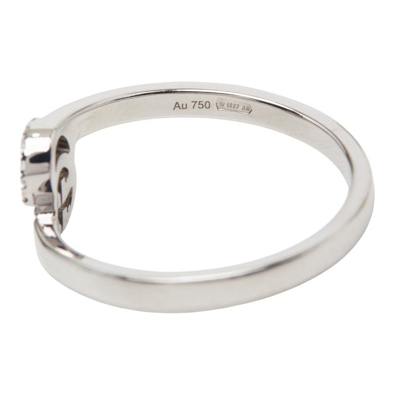 Gucci GG Running Ring 18k White Gold Diamond 18k — view 7