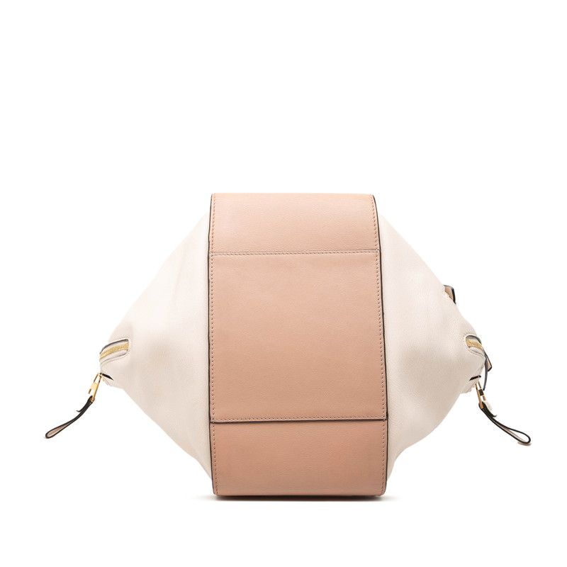 Loewe Hammock Small 2-Way Shoulder Bag Pink Beige Leather — view 3