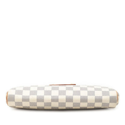 Louis Vuitton Damier Azur 2-Way Shoulder Bag White Leather — view 3