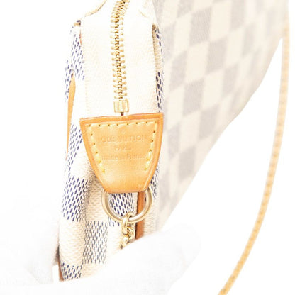 Louis Vuitton Damier Azur 2-Way Shoulder Bag White Leather — view 5