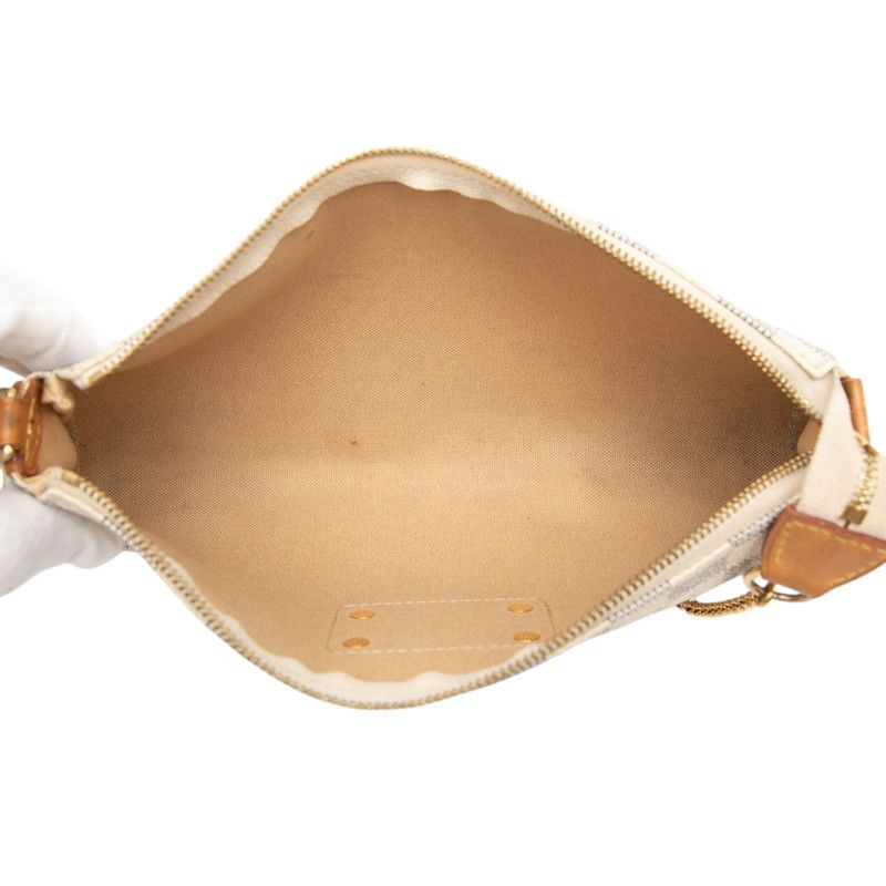 Louis Vuitton Damier Azur 2-Way Shoulder Bag White Leather — view 4