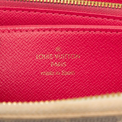 Louis Vuitton Damier Azur Zippy Wallet Studs Zip Around White Pink — view 7