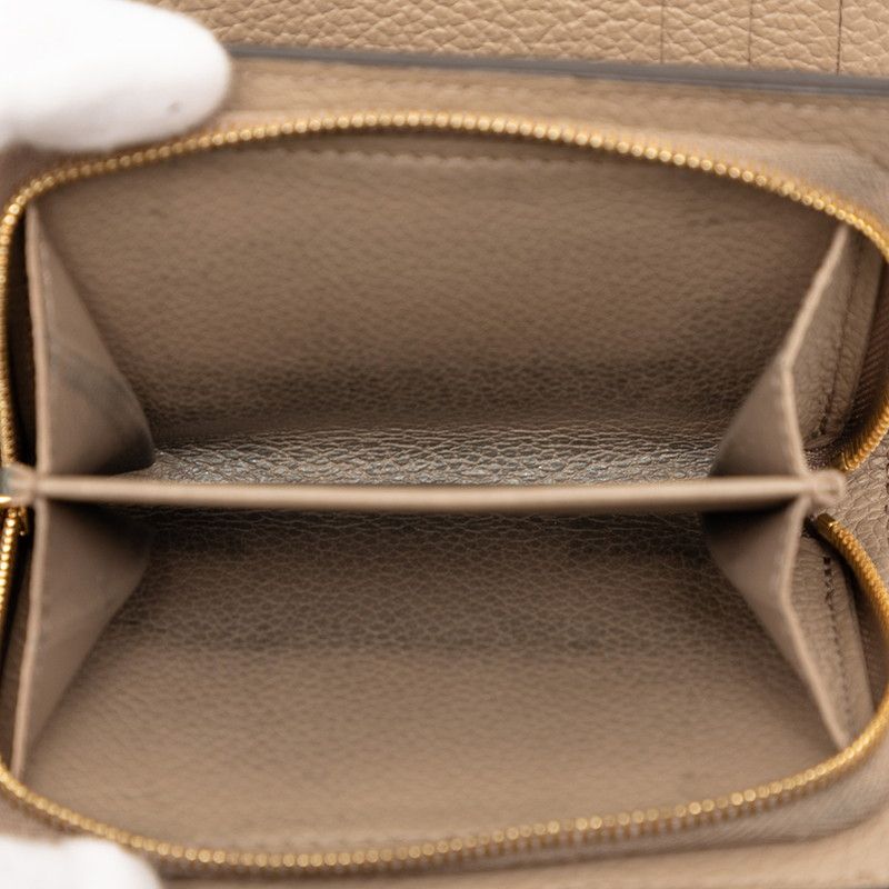 Louis Vuitton Monogram Empreinte Porte Feuille Bicolor Bifold Wallet Tourterelle — view 5