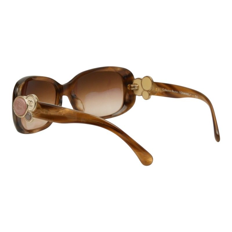 Chanel CC Logo Sunglasses 58 a Brown Acetate 1- Eyewear — view 2