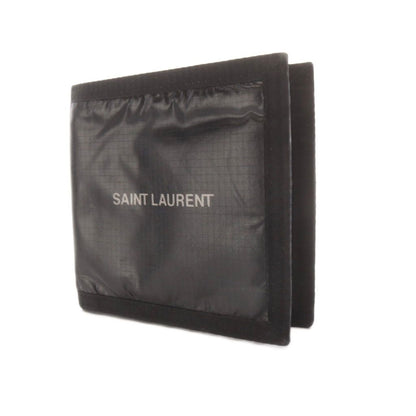 Saint Laurent Paris Nuxx East West Wallet Bifold Nylon Black — view 4