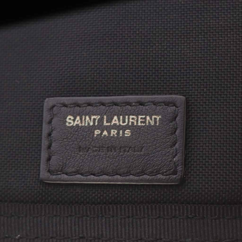 Saint Laurent Paris Nuxx East West Wallet Bifold Nylon Black — view 3