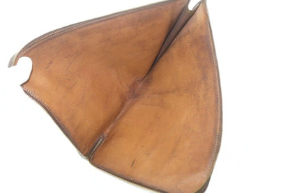 Louis Vuitton Monogram Posh Document Clutch Briefcase Brown — view 4