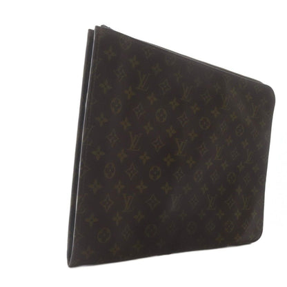 Louis Vuitton Monogram Posh Document Clutch Briefcase Brown — view 5