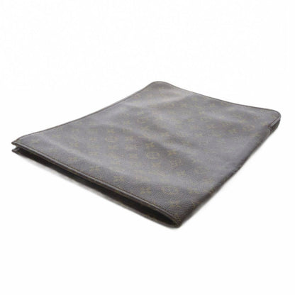 Louis Vuitton Monogram Posh Document Clutch Briefcase Brown — view 6