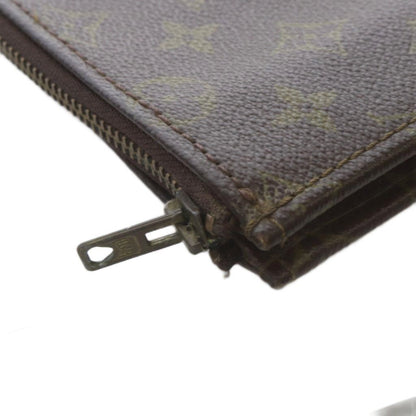 Louis Vuitton Monogram Posh Document Clutch Briefcase Brown — view 7