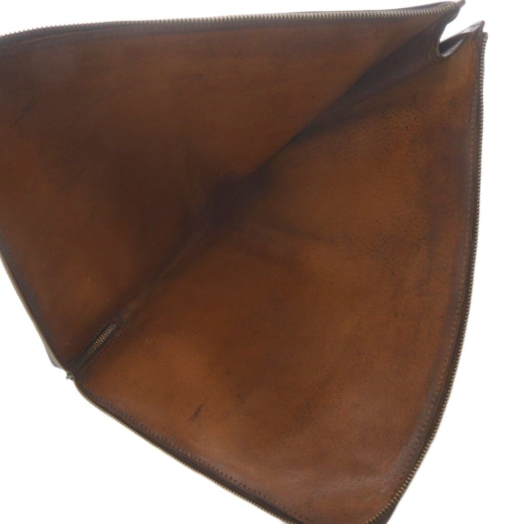 Louis Vuitton Monogram Posh Document Clutch Briefcase Brown — view 8