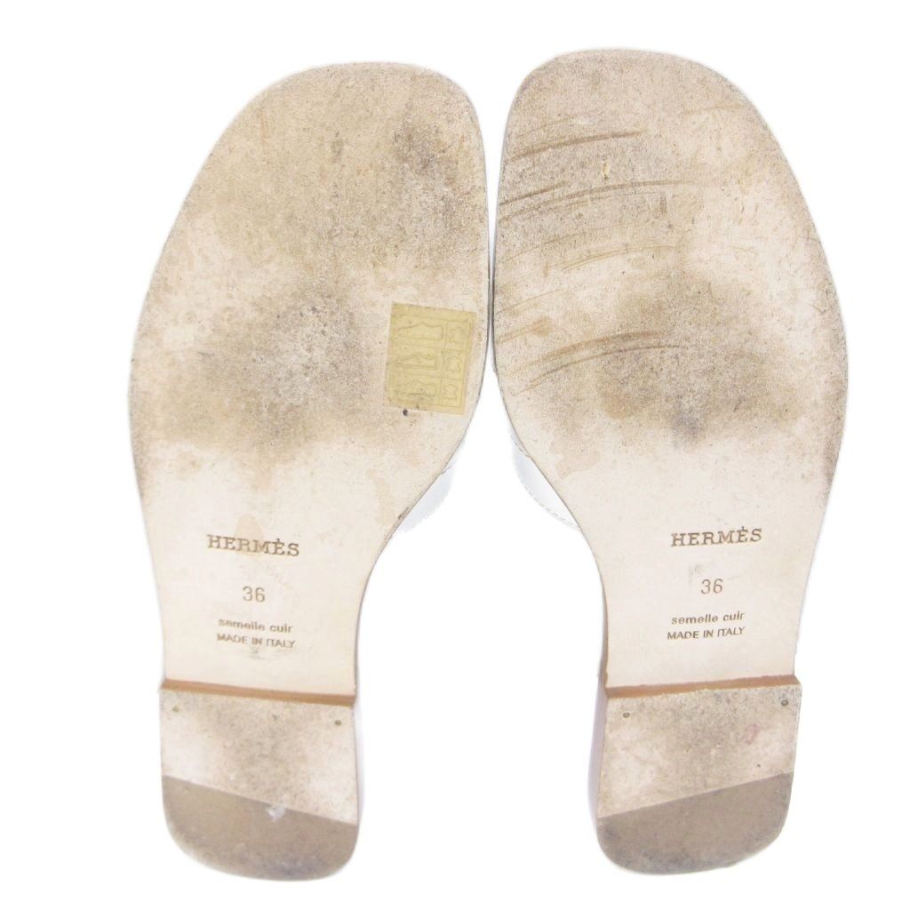 Hermes Oran Sandals Logo — view 5