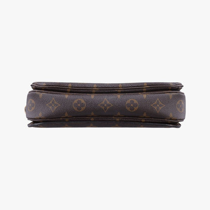 Louis Vuitton Pochette Metis MM Monogram Brown Canvas Handbag — view 3