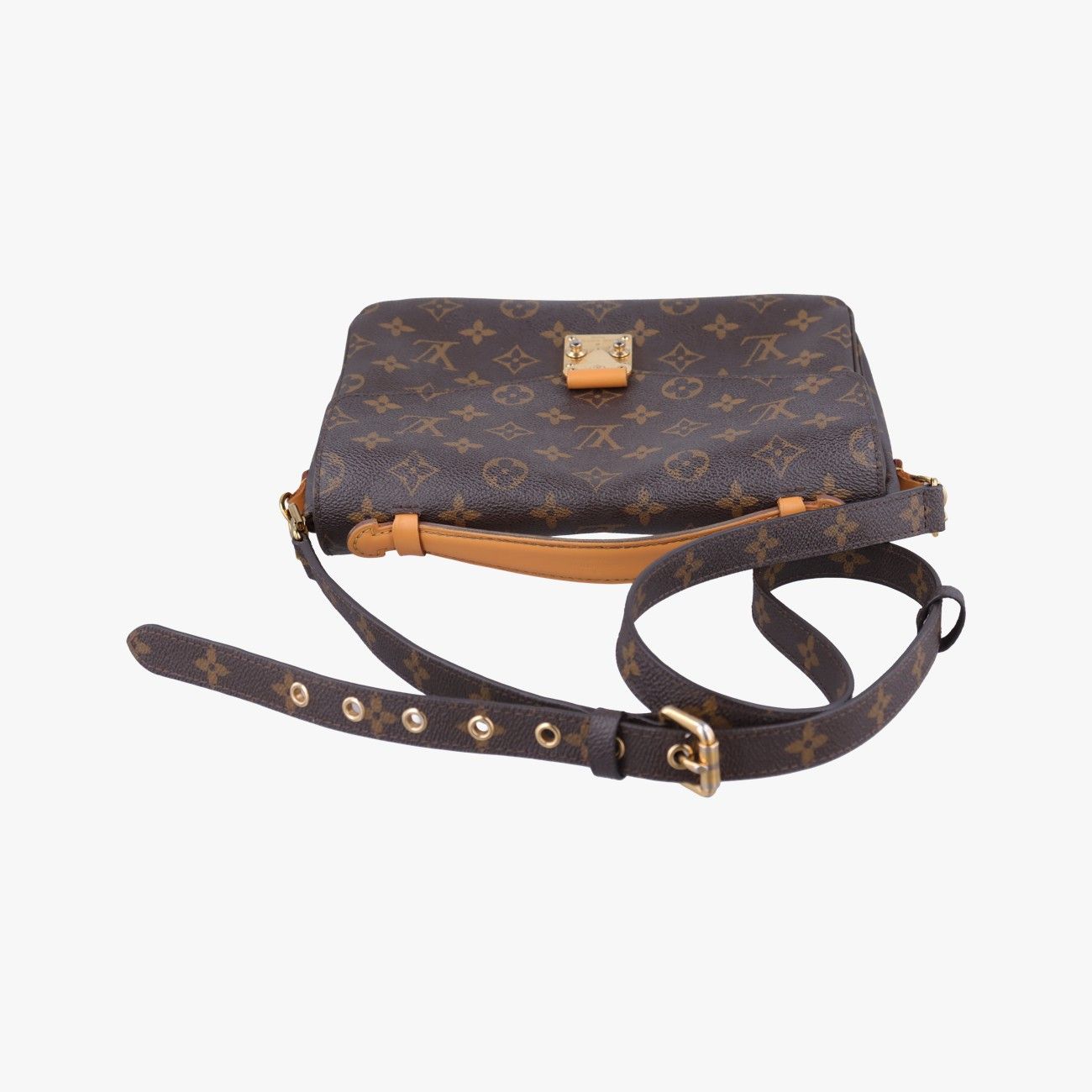 Louis Vuitton Pochette Metis MM Monogram Brown Canvas Handbag — view 8