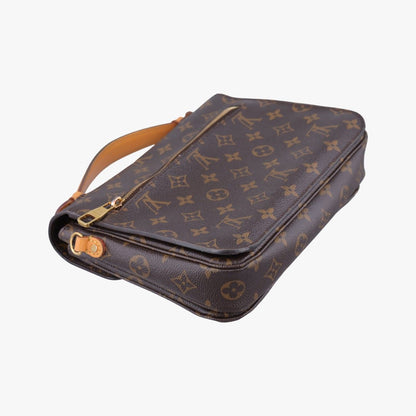 Louis Vuitton Pochette Metis MM Monogram Brown Canvas Handbag — view 7